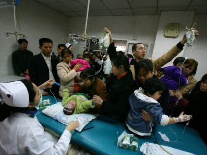 CHONGQING, CHINA - NOVEMBER 27: (CHINA OUT) Young patients receive treatment at a children