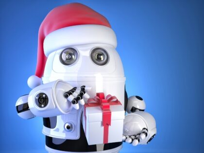 Christmas robot