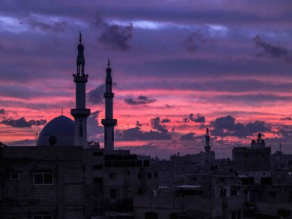 Gaza sunset (Said Khatib / AFP via Getty)