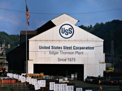 The U.S. Steel Corp. Edgar Thomson Works steel mill in Braddock, Pennsylvania, U.S., on We