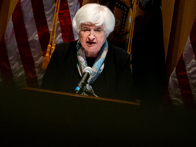 US Treasury Secretary Janet Yellen speaks about goals for the 2024 tax filing season, at t