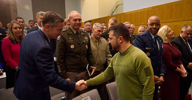 DOD Top Brass Fawns over Zelensky as He Asks for More Aid