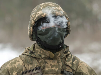 A member of the Siberian Battalion of the International Legion of the Armed Forces of Ukra