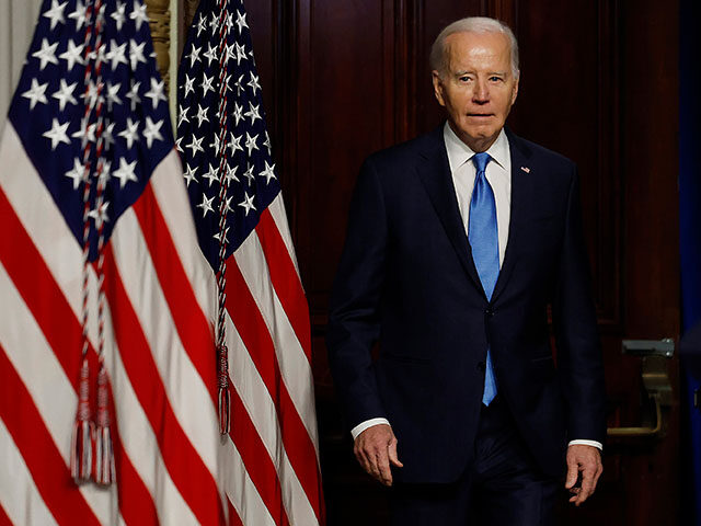Strikes - U.S. President Joe Biden arrives for a meeting of his National Infrastructure Ad