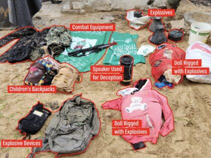 Rigged Hamas booby traps (IDF)