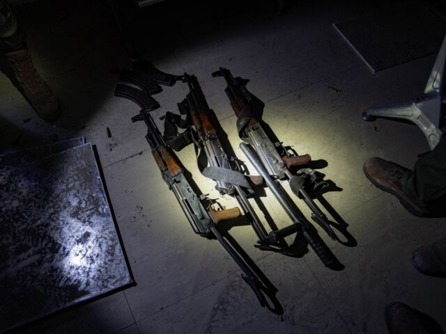 Seized terrorist weapons (IDF)