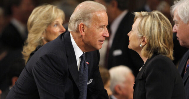 NextImg:Joe Biden Enlists Election Denier Hillary Clinton in 2024 Campaign