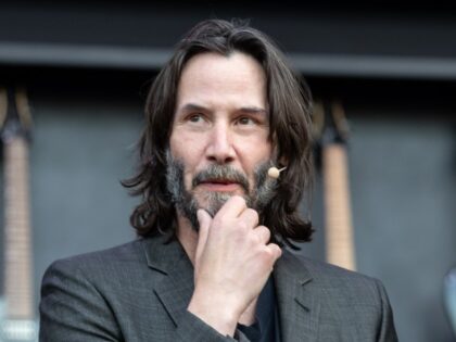 Keanu Reeves attends a culinary demonstration during the 2023 BottleRock Napa Valley festi