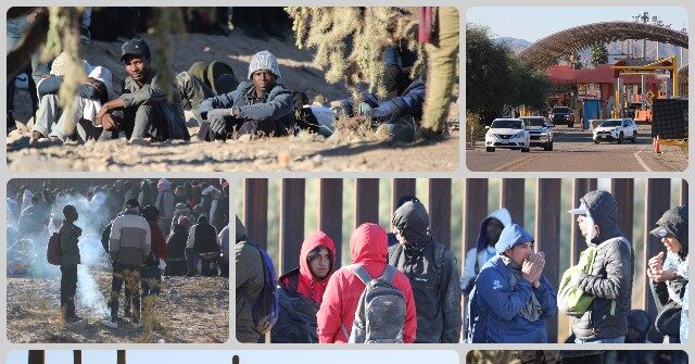 Exclusive Photos: Migrants Camp for Days at Arizona’s Organ Pipe National Monument