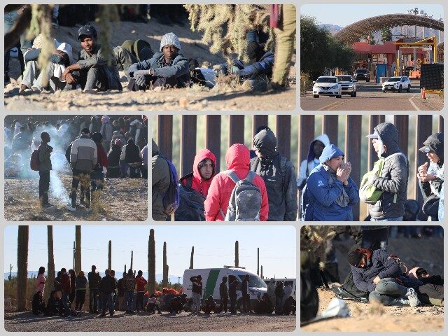 Lukeville Migrant Camp (Randy Clark/Breitbart Texas)