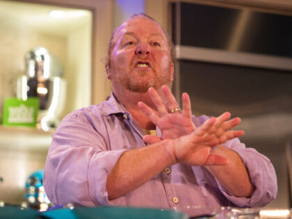 ASPEN, CO - JUNE 14: Celebrity chef Mario Batali conducts a lively cooking demonstration o