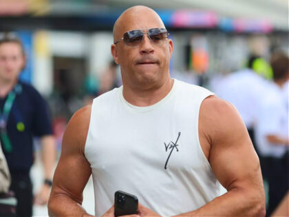 `MIAMI, FL - MAY 07: Actor Vin Diesel attends the F1 Grand Prix of Miami at Miami Internat