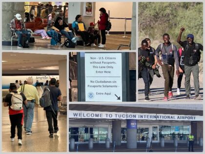 Migrants Released in Tucson (Randy Clark/Breitbart Texas)