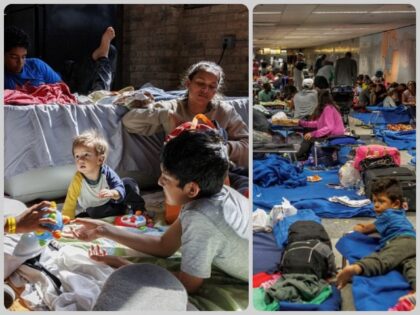 Migrants in Chicago Shelters. (Getty Images)