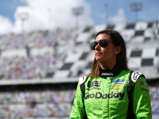 during qualifying for the Monster Energy NASCAR Cup Series Daytona 500 at Daytona Internat