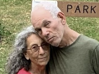 Judy Weinstein and Gad Haggai (Courtesy Kibbutz Nir Oz)