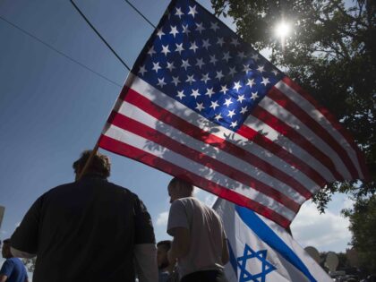 U.S. flag and Israeli flag (SOPA Images / LightRocket via Getty)