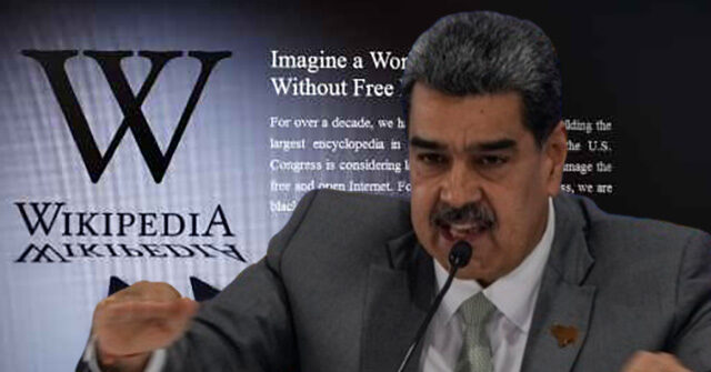 Nicolas Maduro Brands Left-Wing Wikipedia an 'Enemy' of Venezuela