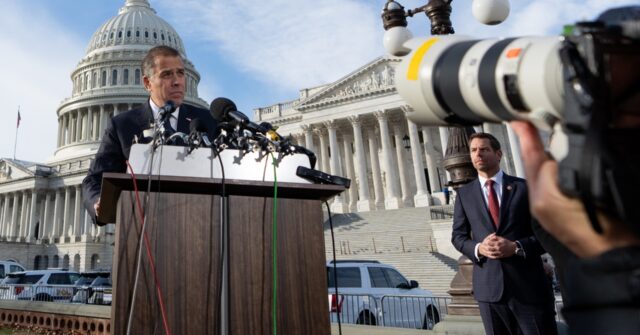 Alleged Spy Lover Eric Swalwell Arranged Press Conference for Hunter Biden