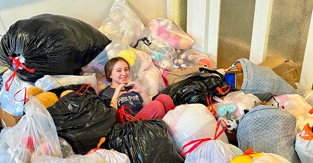 VIDEO - 'Given with Love': NC Teen Donates Hundreds of Stuffed Toys to Neighbors Dealing with Loss