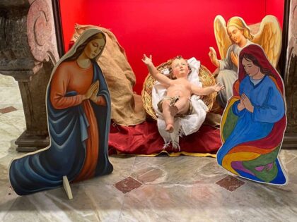 ROME — A Catholic parish in southern Italy has exhibited a Nativity scene featuring the