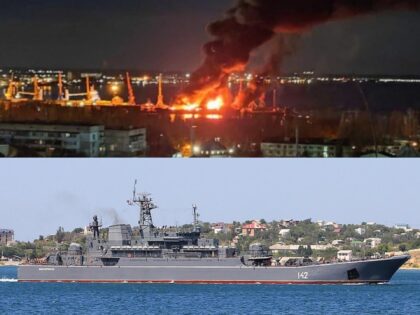 UKRAINE’S Crushing Blow: Russian Warship Decimated by Air-Launched Missile Attack