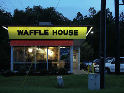 BAYOU LA BATRE, AL - SEPTEMBER 05: A Waffle House is seen after Tropical Storm Gordon pass