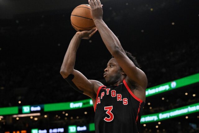 O.G. Anunoby has moved from the Toronto Raptors to the New York KNicks as part of a multi-