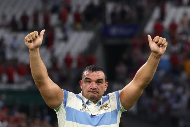 Argentina's Agustin Creevy was among the try scorers for Sale in a 22-20 home victory over
