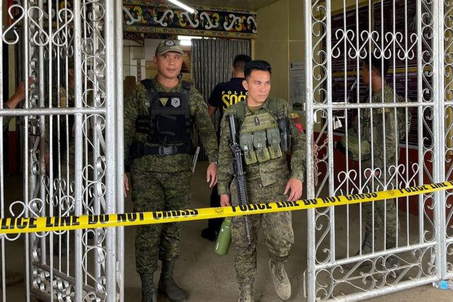 The blast happened during a regular service at Mindanao State University's gymnasium in Ma