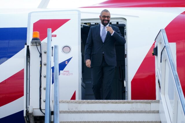 British Home Secretary James Cleverly is due to sign a new treaty on the transfer of migra