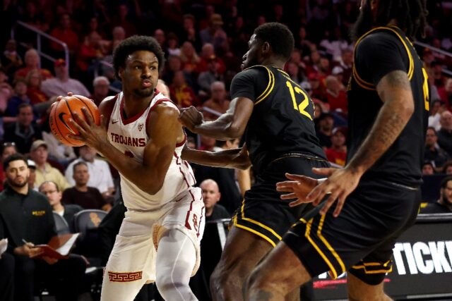 Bronny James, eldest son of NBA star LeBron James, makes his basketball debut for the Univ