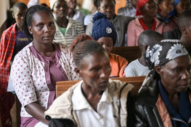 Edinah Nyasuguta Omwenga (L) underwent female genital mutilation (FGM) in a hospital, at t