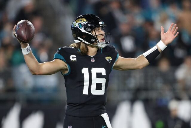 Jacksonville quarterback Trevor Lawrence suffered a high ankle sprain during the Jaguars d
