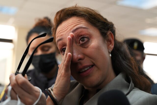 Former prosecutor Virginia Laparra (pictured in December 2022) was arrested in February 20