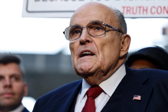 Rudy Giuliani, the former mayor of New York and personal lawyer for Donald Trump, has file