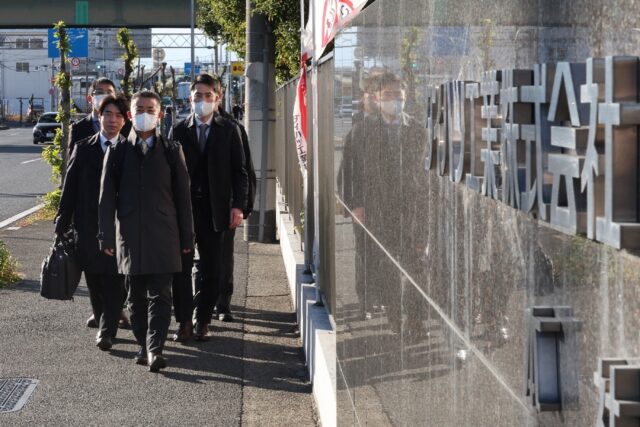 Transport ministry officials arrived at Daihatsu's headquarters for an on-site inspection,