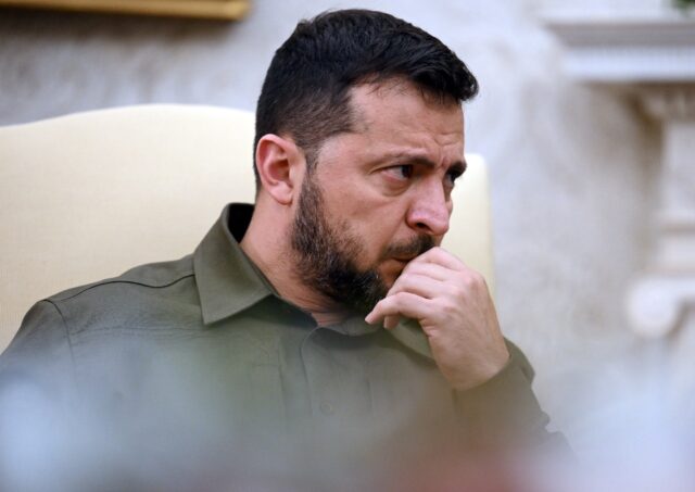 Ukrainian President Volodymyr Zelensky is back in Washington with slim hopes of getting a