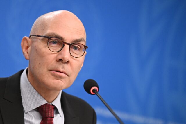UN rights chief Volker Turk said Gaza Palestinians were living in 'catastrophic' humanitar