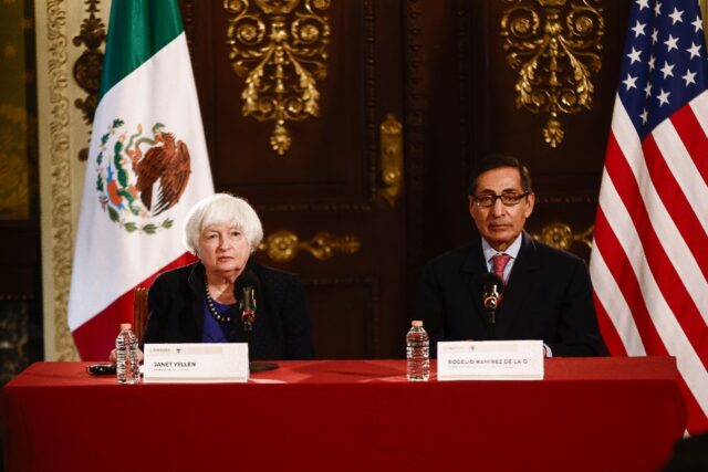 US Treasury Secretary Janet Yellen has held high-level meetings with her Mexican counterpa