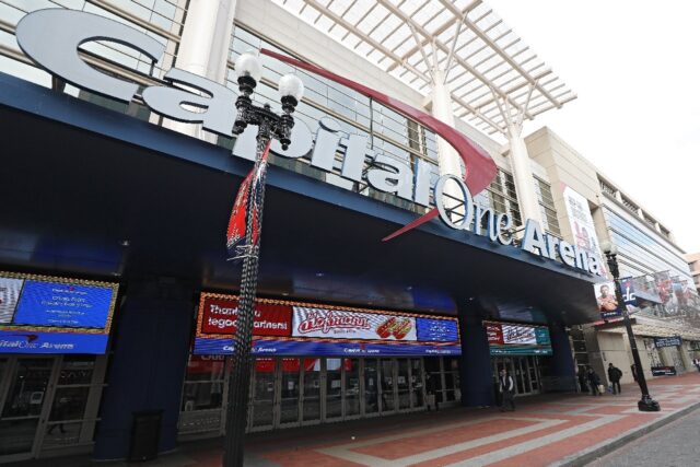 Washington's Capital One Arena, current home of the NBA's Washington Wizards and NHL's Was