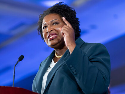 Stacey Abrams, Democratic candidate for Georgia governor, gives a concession speech in Atl