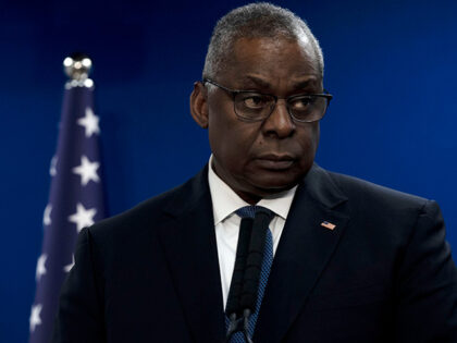 U.S. Secretary of Defense Lloyd Austin makes a joint statement with Israel Minister of Def