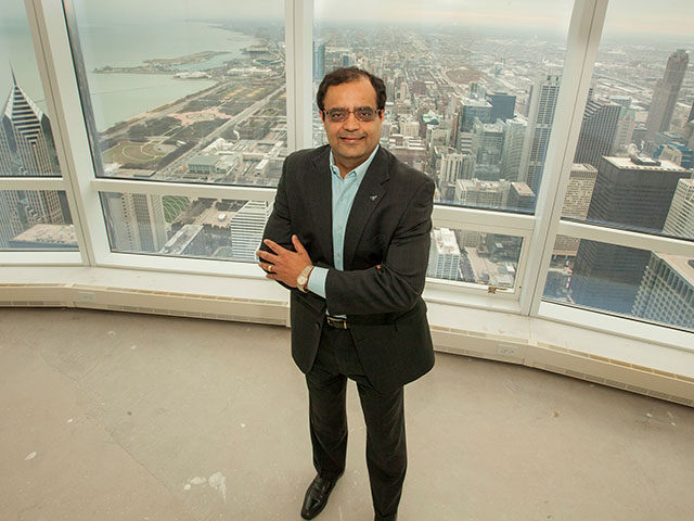 Sanjay Shah, founder and CEO of Vistex, Inc., makes history with his purchase of the Trump