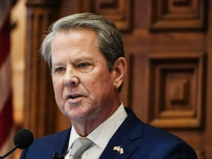 Georgia Gov. Brian Kemp delivers the State of the State speech, Thursday, January 11, 2024