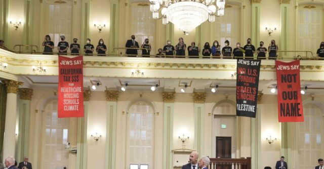 WATCH: Anti-Israel Radicals Stage Insurrection in California State Capitol; Assembly Shut Down; No Arrests