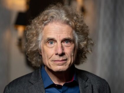 Harvard US-Canadian author and cognitive psychologist Steven Pinker poses in Paris on Nove