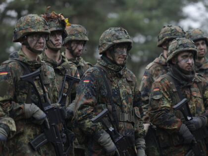 PRENZLAU, GERMANY - NOVEMBER 29: New army (Heer) recruits of the Bundeswehr, Germany's arm