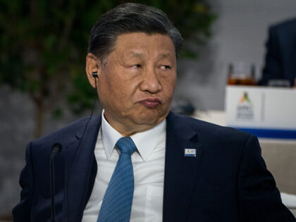 Chinese President Xi Jinping is seen during the Asia-Pacific Economic Cooperation (APEC) L