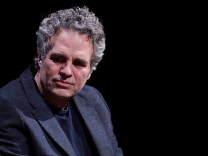 Mark Ruffalo takes part in a Q&A following a BAFTA screening of "Poor Things" at the SAG-A